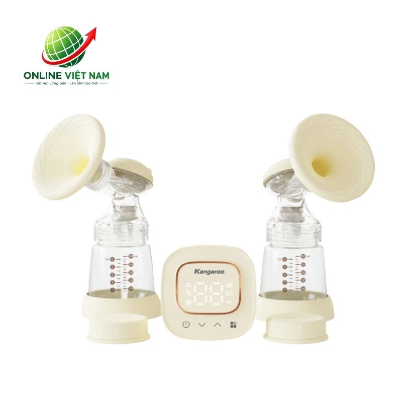 Máy hút sữa điện đôi Kangaroo KGBB2500BP